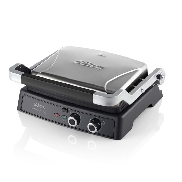 Arzum AR2044-INX Kantintost Pro Grill And Sandwich Maker - Inox - Image 1