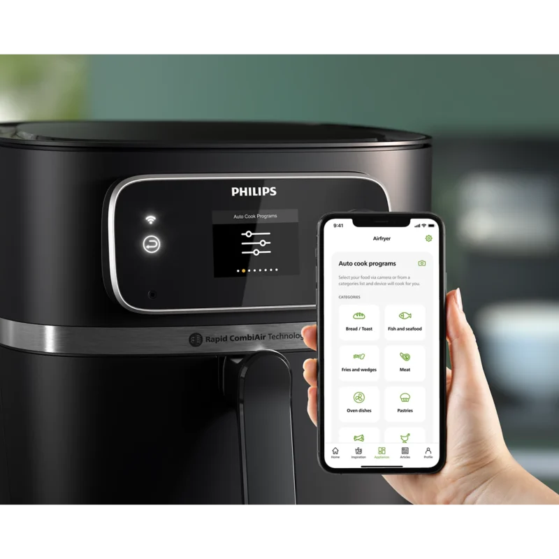 Philips Airfryer 7000 SERIES HD9880/90 Combi 8.3L and Food Thermometer - Image 3